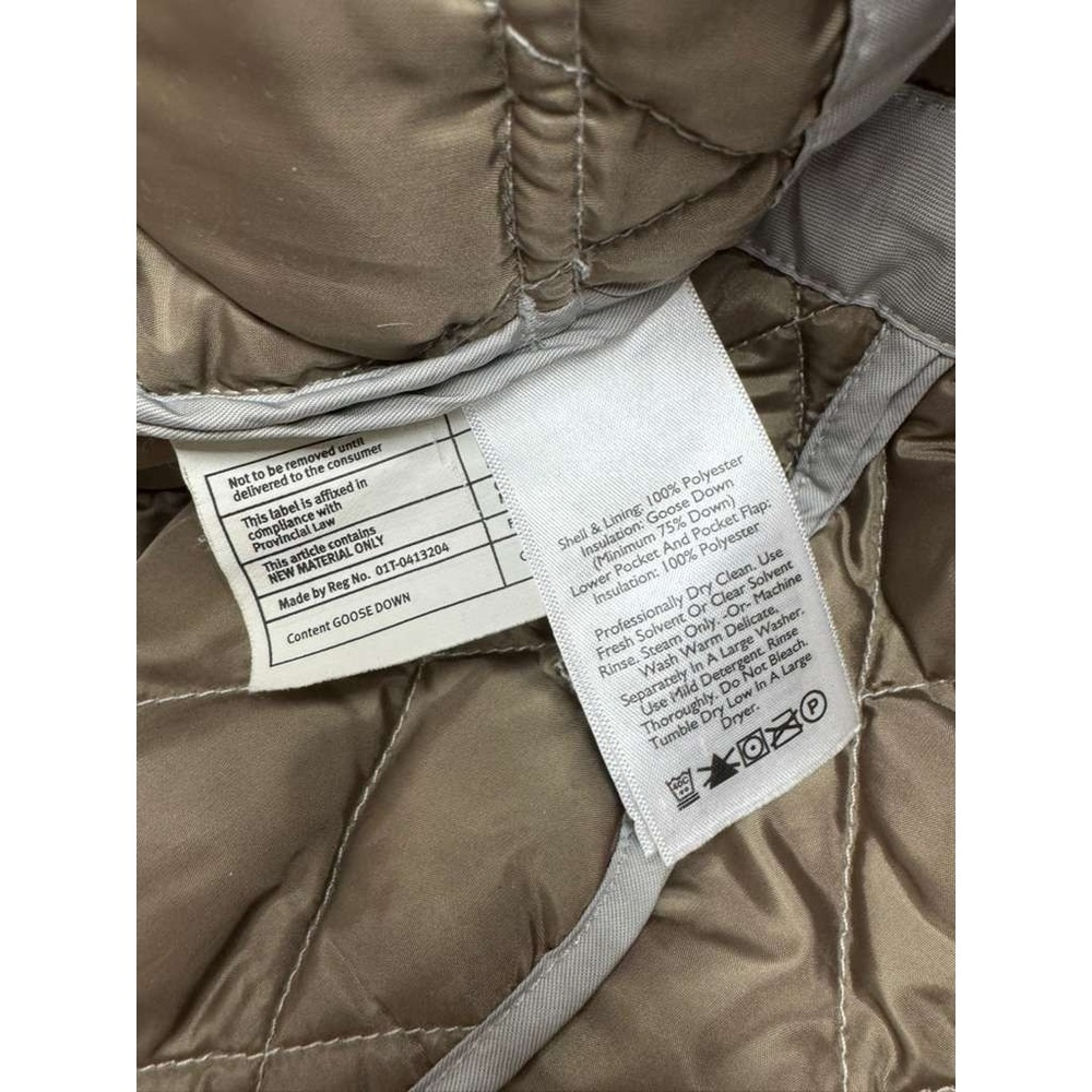 Eddie Bauer EB 550 Fill Power Goose Down Quilted Jacket Grey Womens Size M - Picture 7 of 15